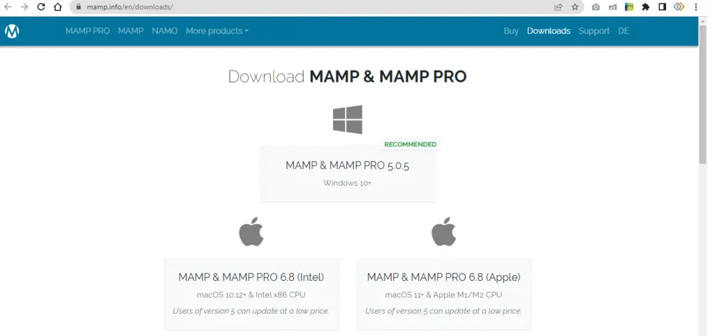 MampServerDownload